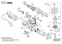 Bosch 3 601 C94 262 GWS 750 Angle Grinder Spare Parts